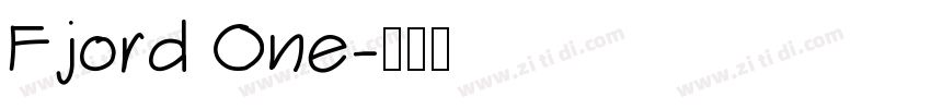 Fjord One字体转换